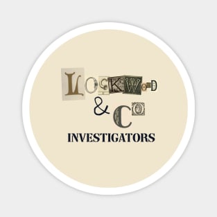 Lockwood & Co: Investigators - Cutout Letter Magnet